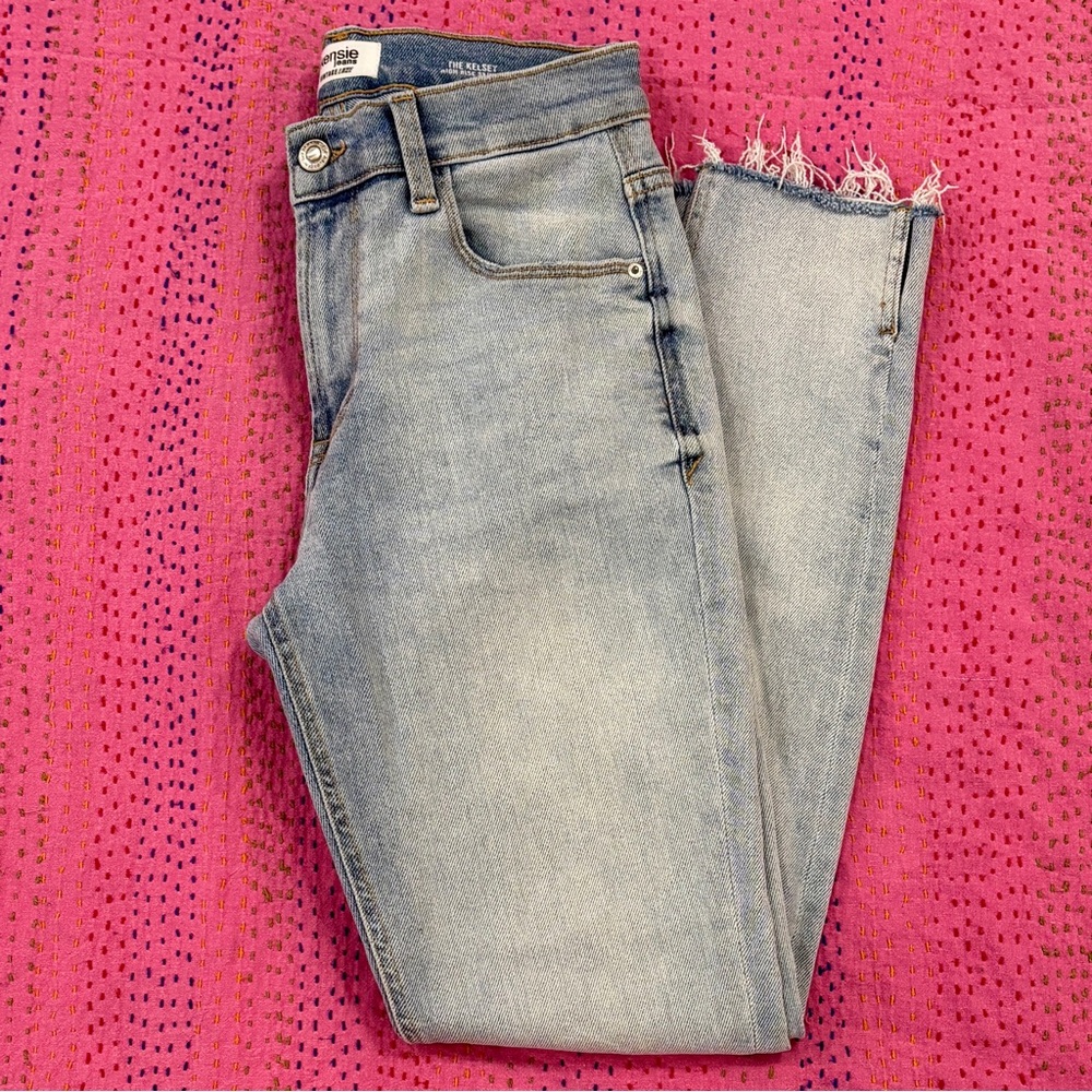 High rise skinny jeans